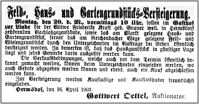 1903-04-16 Hdf Versteigerung Kraft